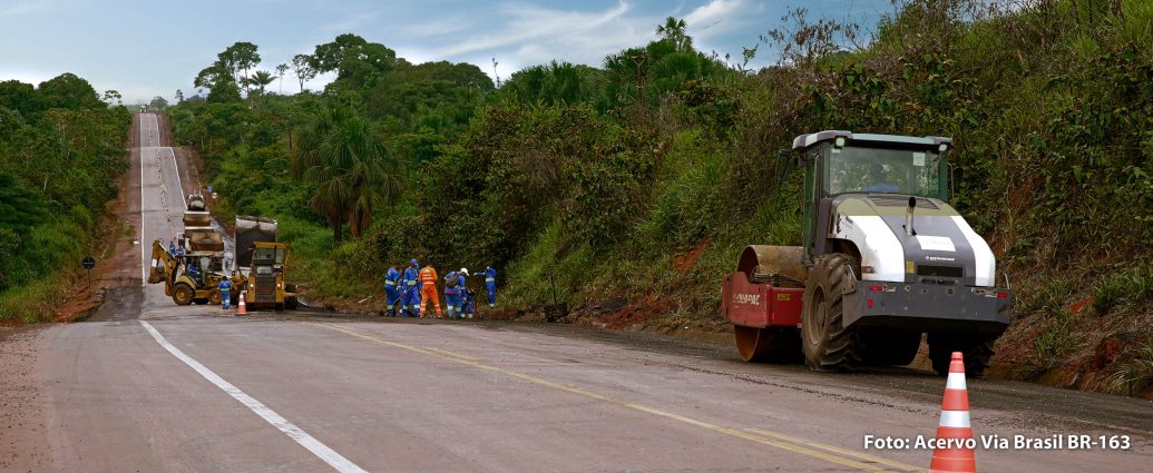 Programação Semanal de Obras na BR-163 e BR-230