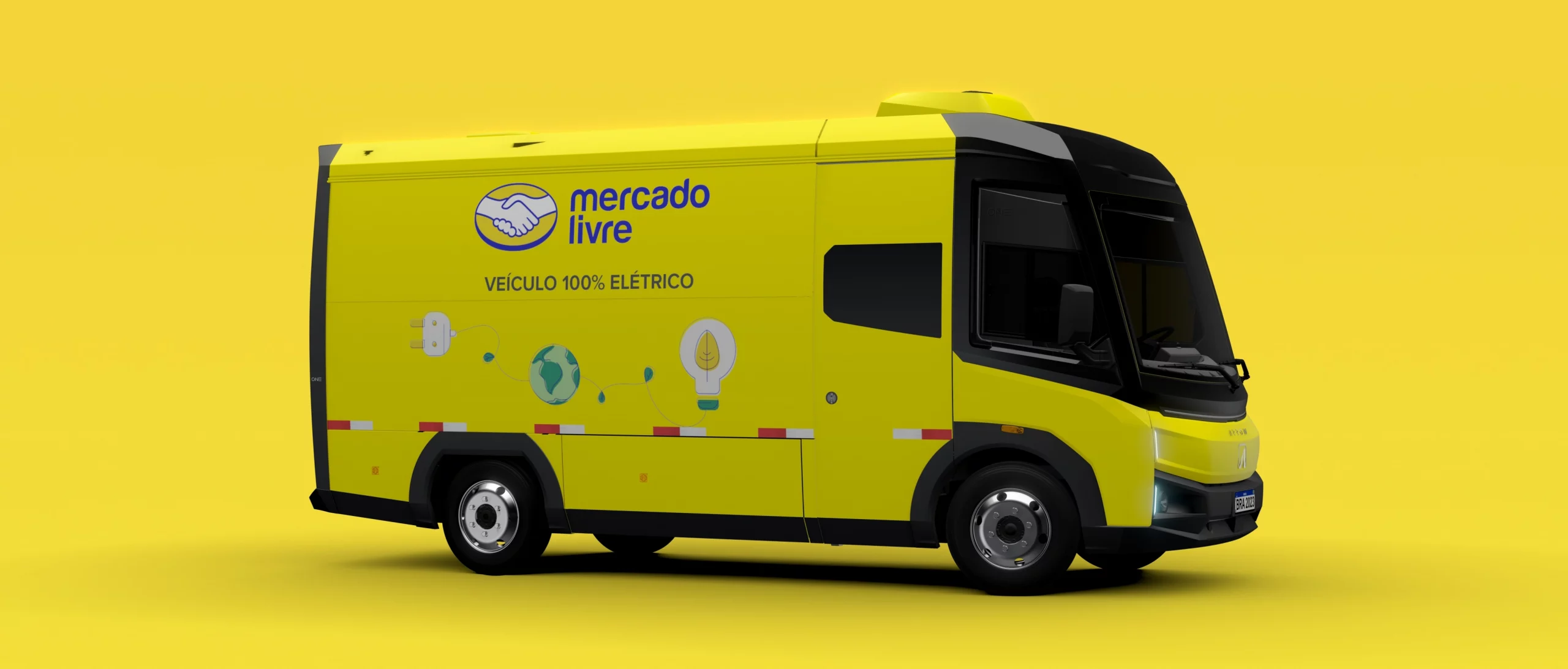 Fabricante brasileira fornece vans elétricas para o Mercado Livre
