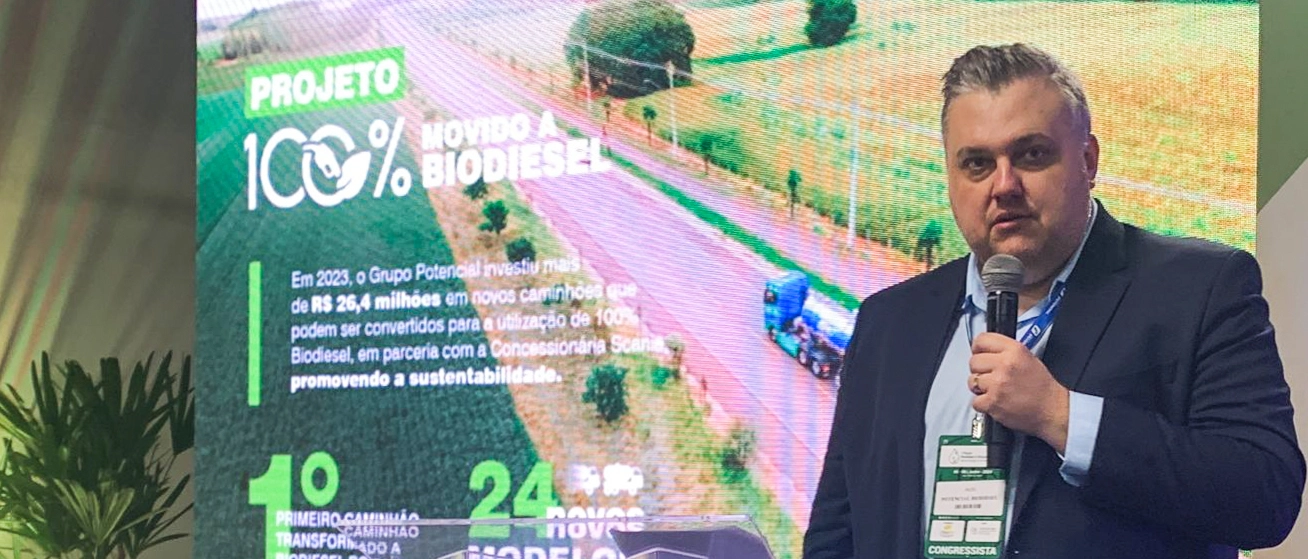 Caminhão 100% biodiesel do Grupo Potencial supera expectativas em testes e se destaca por economia, sustentabilidade e desempenho