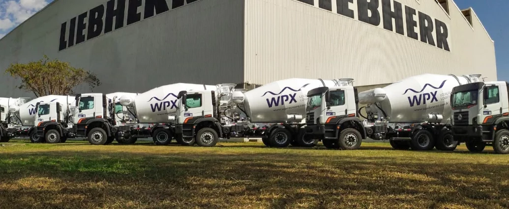 WPX adquire mais 20 caminhões betoneiras para locação