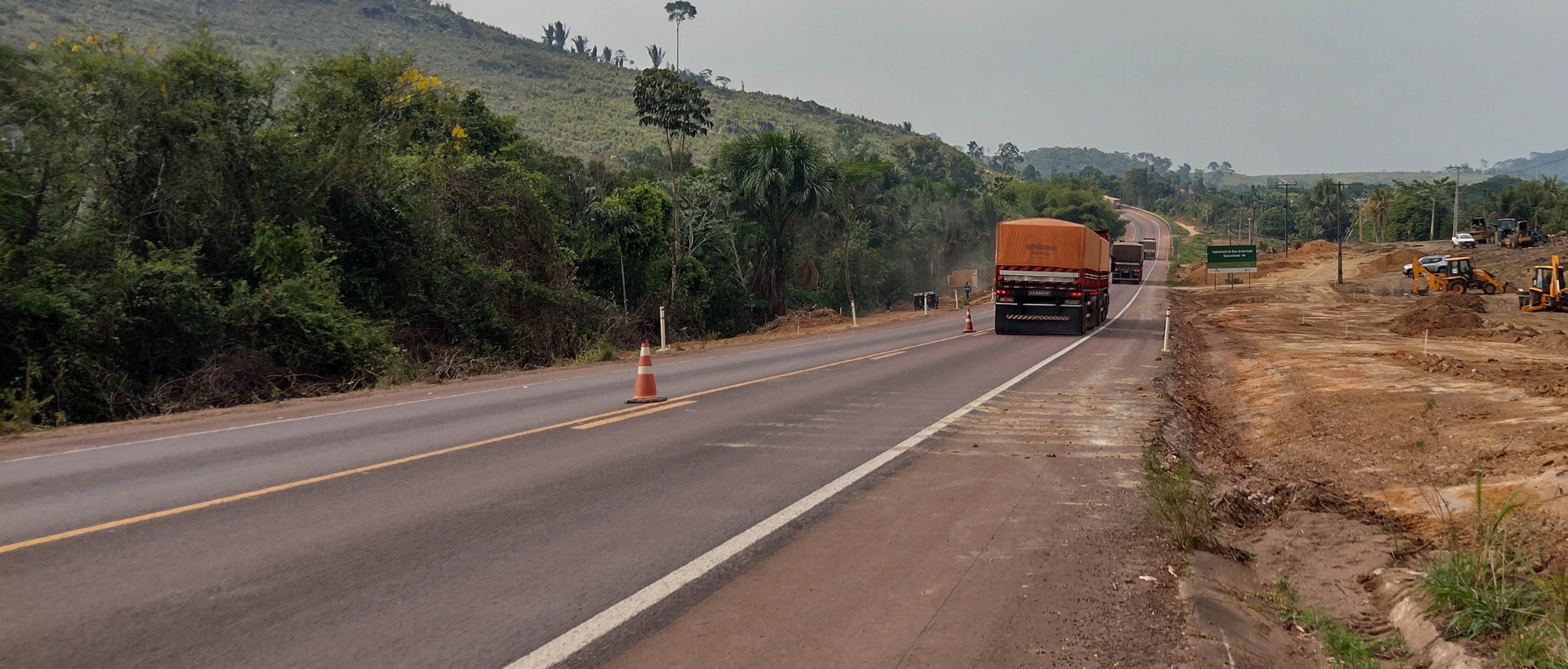 Programação Semanal de Obras na BR-163 e BR-230