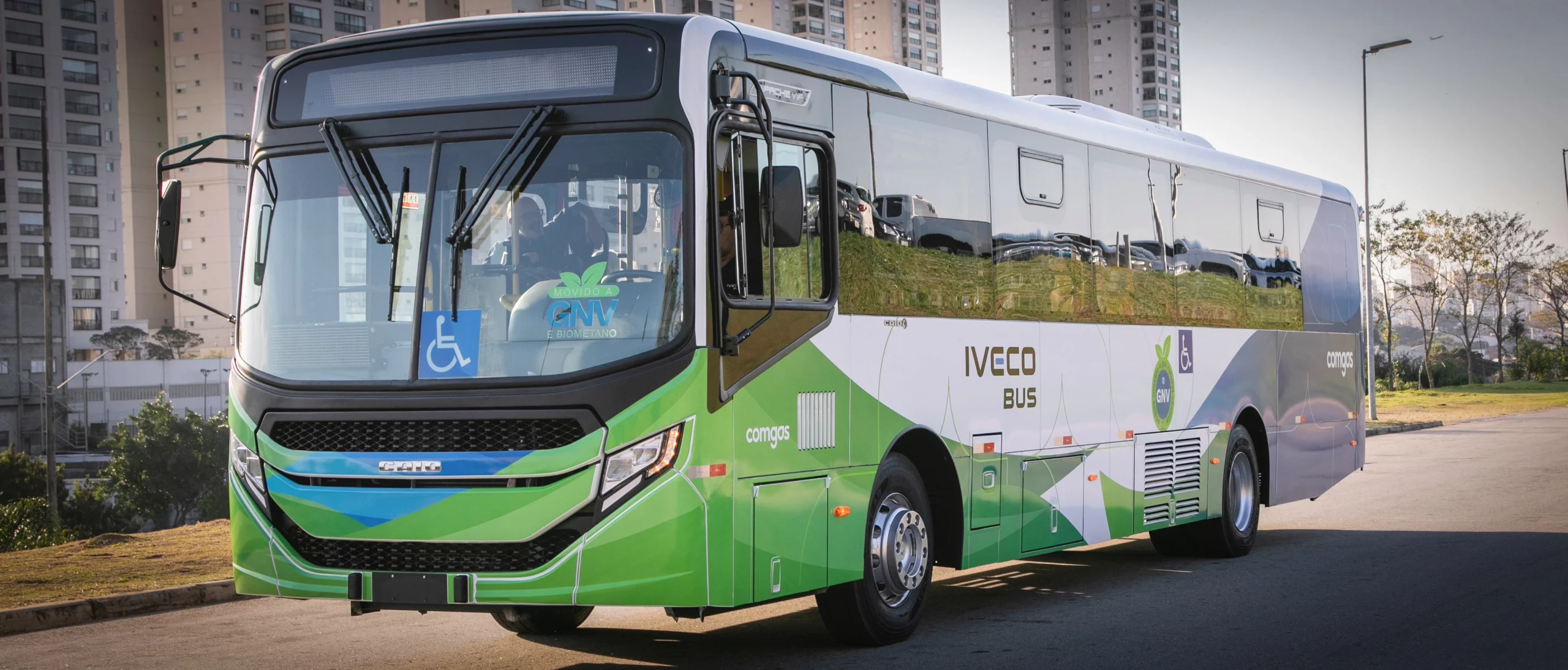 Ônibus a gás natural e biometano está disponível na Lat.Bus 2024