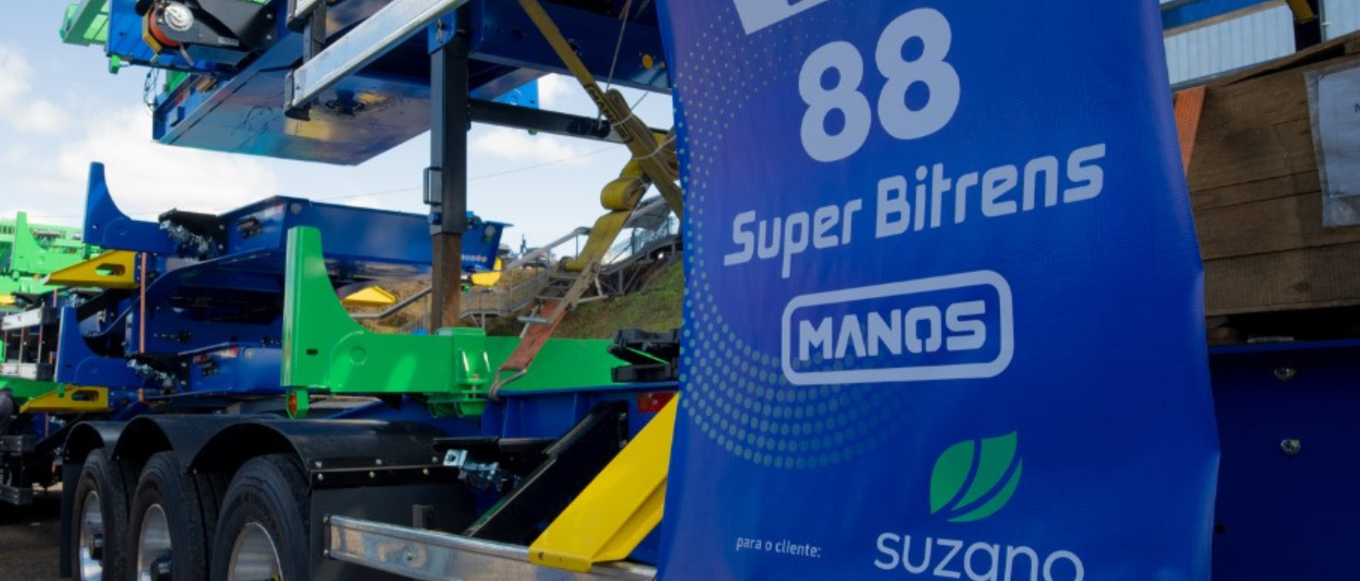 Suzano incorpora 88 Super Bitrens Manos à sua operação florestal