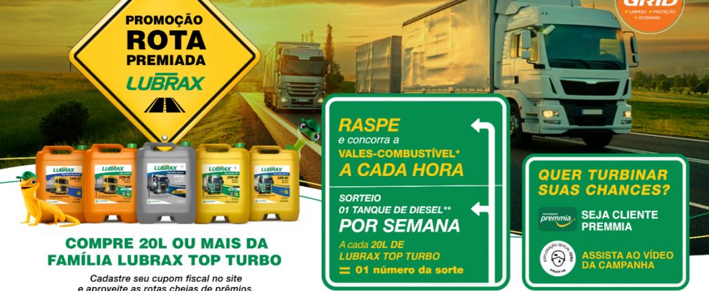 'Rota Premiada Lubrax': promoção incentiva combate à exploração sexual